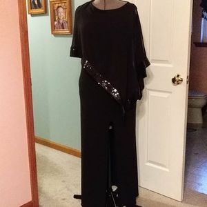 Black evening dress